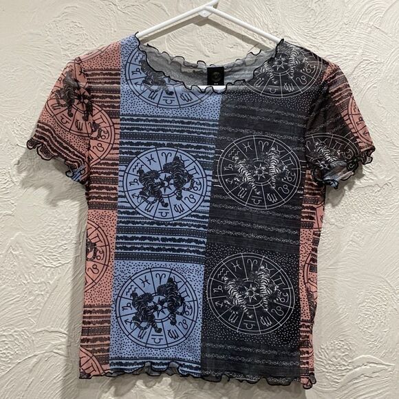 Urban outfitters zodiac sheer top size medium - Picture 1 of 5